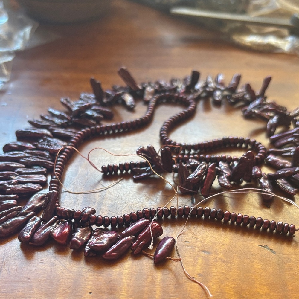 Elegant Purple Bead strands - Picture 2 of 6